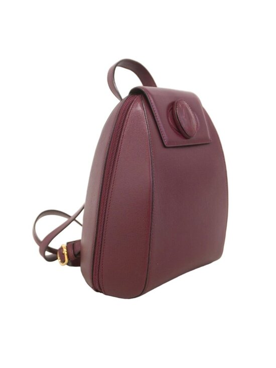 Cartier Backpack Must Leather Bordeaux Gold main image 9